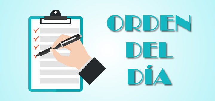 Orden del día – 22/06/2017